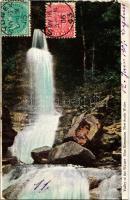 1905 Wentworth Falls, Valley of the Waters, Blue Mountains National Park. TCV card (EK)