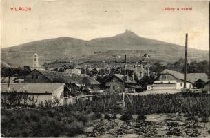 1911 Világos, Siria; látkép a várral. W. L. Bp. 5240. Wéber kiadása / Cetatea Siriei / general view with castle ruins