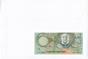Tonga 1995. 1D borítékban, alkalmi bélyeggel és bélyegzéssel T:I
Tonga 1995. 1 Dollar in envelope w...