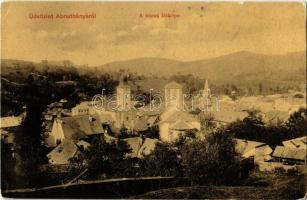 1927 Abrudbánya, Abrud; látkép, templomok. W. L. 3205. / general view, churches (EK)