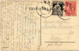 1927 Abrudbánya, Abrud; látkép, templomok. W. L. 3205. / general view, churches (EK)