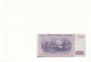 Chile 1983. 100P borítékban, alkalmi bélyeggel és bélyegzéssel T:I
Chile 1983. 100 Pesos in envelop...