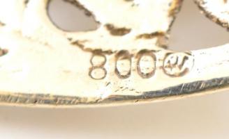 Ezüst tortalapát, áttört, díszes 21 cm, 49 g