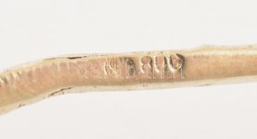 Ezüst habos kanál és tortalapát áttört díszítéssel  12 cm, 17 cm. 47 g