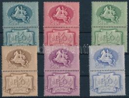 1949-1951 16 db levélzáró bélyeg MABÉOSZ eseményekre kiadva 2 db stecklapon