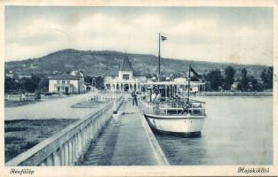 Révfülöp hajókikötő