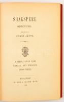 Arany János összes munkái. VI. köt. Drámai fordítások. Shakspere színműveiből.: A szent-iván-éji álo...