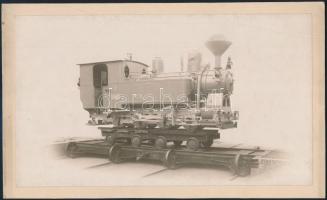 1915 A Magyar Államvasutak Gépgyára Görgényvölgyi Erdei vasút 1. számú mozdony, kisvasúthoz / small locomotive 25x16 cm