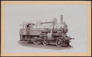 1902 A Magyar Államvasutak Gépgyára 125. sz mozdony, / locomotive 25x16 cm