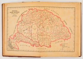 1880 Hátsek Ignác: A magyar szent korona országainak megyei térképei. Rajzolta: - -. Bp.,1880, Rautm...