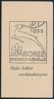 1933 Gödöllő Jamboree cserkész ex libris. 10x5,6 cm
