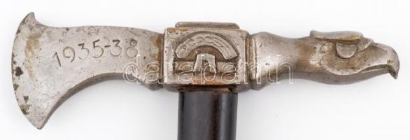 1935 Turulfejes fokos. Óvár felirattal. Fokosfej mérete  18 cm