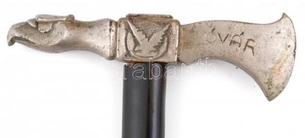 1935 Turulfejes fokos. Óvár felirattal. Fokosfej mérete  18 cm