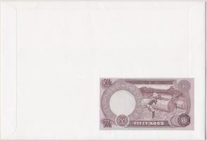 Nigéria 1983. 50K borítékban, alkalmi bélyeggel és bélyegzéssel T:I Nigeria 1983. 50 Kobo in envelop...
