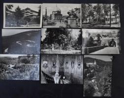 Kb. 352 db MODERN magyar fekete-fehér retro képeslap kisebb településekkel / Cca. 352 modern Hungari...