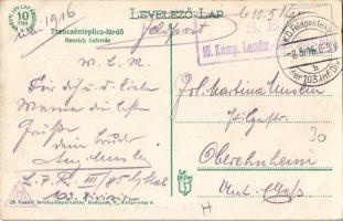 1916 Trencsénteplic, Trencianske Teplice; Heinrich forrás / Heinrich Quelle / thermal spring + &quot...