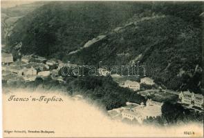 Trencsénteplic, Trencianske Teplice; (vágott / cut)