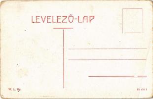 Vágsziklás, Szkalka, Skalka nad Váhom; Apátsági romok a Vágvölgyben. W. L. Bp. / abbey ruins in Pova...