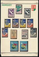 13 különféle vásári levélzáró 1932-1937