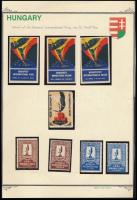 8 különféle vásári levélzáró 1927-1931