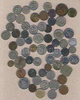 Vegyes világpénz 62db főleg tengerentúl