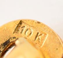 Arany (Au. ) 10 K bika medál, jelzett, nettó: 2,5 g