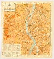 Plan von Budapest Haupt- und Residenzstadt Ungarns, térképmelléklet, 49×44 cm
