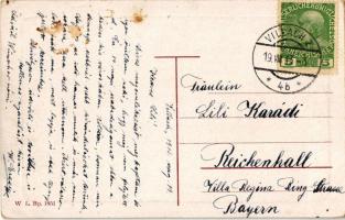 1913 Villach, Drau Brücke / Drava river bridge. W. L. Bp. 1851