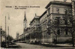 1921 Kalocsa, Kir. Törvényszék és Jézustársasági atyák temploma