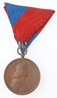 1938. Felvidéki Emlékérem - II. Rákóczi Ferenc Br kitüntetés mellszalaggal (34mm) T:1-  NMK 427.