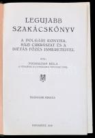 Podruzsik Béla: Legújabb szakácskönyv. A polgári konyha, házi cukrászat és a diétás főzés ismereteiv...