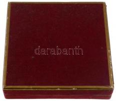 Bory Jenő (1879-1959) "Kaposvár M. város művészeti díja" kétoldalas aranyozott Br plakett ...