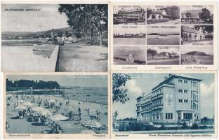 Balaton - 8 db régi képeslap / 8 pre-1945 postcards
