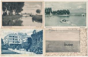 Balaton - 8 db régi képeslap / 8 pre-1945 postcards