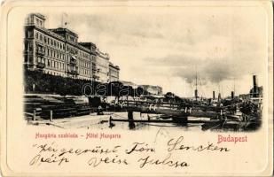1901 Budapest V. Hungária szálloda, rakpart (EK)