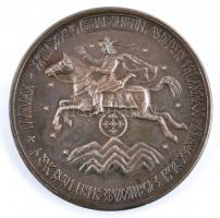 DN Rovásírásos ezüstözött Br emlékérme zöld bársony dísztokban. Szign.: Domonkos L. (40mm) T:1-