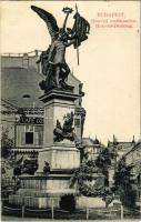 1913 Budapest I. Honvéd emlékszobor a Dísz téren, Kávéház