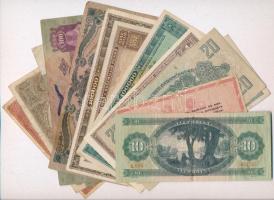 13db-os vegyes magyar korona, pengő és forint bankjegy tétel T:III,III-