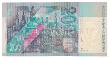 Szlovákia 1995. 200K T:III
Slovakia 1995. 200 Korun C:F
