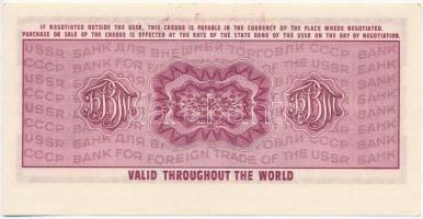 Szovjetunió ~1980. 50R utazási csekk, kitöltetlen T:I-
Soviet Union ~1980. 50 Rubles travellers che...