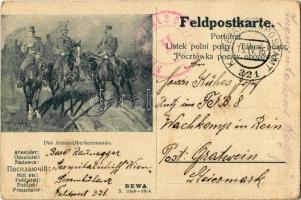 1916 Das Armee-Oberkommando. Feldpostkarte / WWI military art postcard (EB)