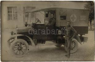 1918 K.u.K. Sanitäts-Autokolonne Nr. 11. K.u.k. Autotruppe / Austro-Hungarian military Red Cross ambulance automobile Nr. 19. photo