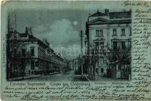 1901 Sopron, Erzsébet út. Kiadja L. Kummert 87. (kis szakadás / small tear)