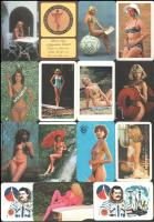 Kis kártyanaptár tétel, hölgyekkel