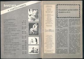 1989 az Intim tudományos ismeretterjesztő folyóirat 3. lapszáma, tűzött papírkötésben