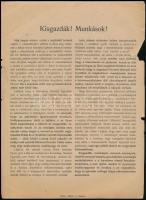 cca 1910-1940 3 db röplap: választások, újság hirdetés