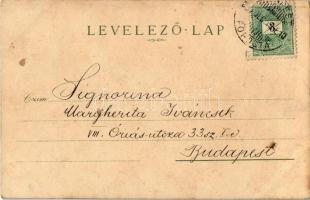 Art Nouveau lady. L. V. Endersische Kunstanstalt 1087. (EK)