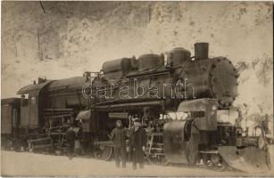 MÁV 601. sorozatú 105 típúsú Malett-rendszerű hegyi tehervonati gőzmozdonya / Hungarian State Railways's locomotive. photo