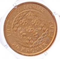 Dánia 2012. 20K Al-Br "II. Margit királynő trónra lépésének 40. évfordulója" T:1
Denmark ...