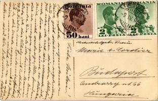 1936 Temesvár, Timisoara; Piata Sft. Gheorghe / Szent György tér, Rabong & Schneider szövetek, S...